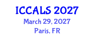 International Conference on Communication and Linguistics Studies (ICCALS) March 29, 2027 - Paris, France