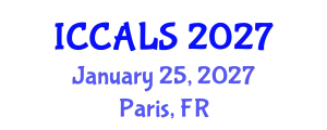 International Conference on Communication and Linguistics Studies (ICCALS) January 25, 2027 - Paris, France