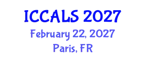 International Conference on Communication and Linguistics Studies (ICCALS) February 22, 2027 - Paris, France