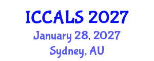 International Conference on Communication and Linguistics Studies (ICCALS) January 28, 2027 - Sydney, Australia