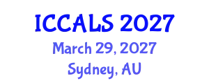 International Conference on Communication and Linguistics Studies (ICCALS) March 29, 2027 - Sydney, Australia