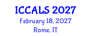 International Conference on Communication and Linguistics Studies (ICCALS) February 18, 2027 - Rome, Italy