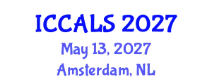 International Conference on Communication and Linguistics Studies (ICCALS) May 13, 2027 - Amsterdam, Netherlands