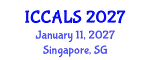 International Conference on Communication and Linguistics Studies (ICCALS) January 11, 2027 - Singapore, Singapore