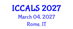 International Conference on Communication and Linguistics Studies (ICCALS) March 04, 2027 - Rome, Italy
