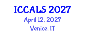 International Conference on Communication and Linguistics Studies (ICCALS) April 12, 2027 - Venice, Italy