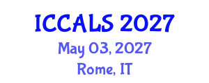 International Conference on Communication and Linguistics Studies (ICCALS) May 03, 2027 - Rome, Italy