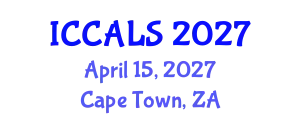 International Conference on Communication and Linguistics Studies (ICCALS) April 15, 2027 - Cape Town, South Africa