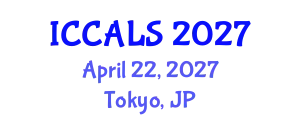 International Conference on Communication and Linguistics Studies (ICCALS) April 22, 2027 - Tokyo, Japan