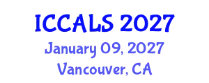 International Conference on Communication and Linguistics Studies (ICCALS) January 09, 2027 - Vancouver, Canada