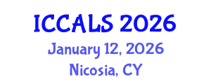 International Conference on Communication and Linguistics Studies (ICCALS) January 12, 2026 - Nicosia, Cyprus