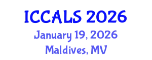 International Conference on Communication and Linguistics Studies (ICCALS) January 19, 2026 - Maldives, Maldives
