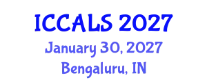 International Conference on Communication and Linguistics Studies (ICCALS) January 30, 2027 - Bengaluru, India