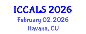 International Conference on Communication and Linguistics Studies (ICCALS) February 02, 2026 - Havana, Cuba