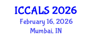 International Conference on Communication and Linguistics Studies (ICCALS) February 16, 2026 - Mumbai, India