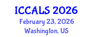 International Conference on Communication and Linguistics Studies (ICCALS) February 23, 2026 - Washington, United States