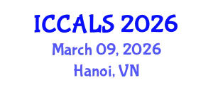International Conference on Communication and Linguistics Studies (ICCALS) March 09, 2026 - Hanoi, Vietnam