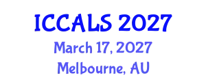 International Conference on Communication and Linguistics Studies (ICCALS) March 17, 2027 - Melbourne, Australia