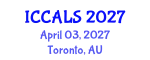 International Conference on Communication and Linguistics Studies (ICCALS) April 03, 2027 - Toronto, Australia