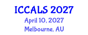 International Conference on Communication and Linguistics Studies (ICCALS) April 10, 2027 - Melbourne, Australia