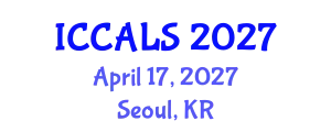 International Conference on Communication and Linguistics Studies (ICCALS) April 17, 2027 - Seoul, Republic of Korea