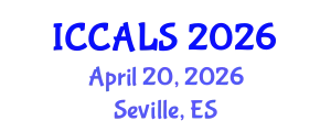 International Conference on Communication and Linguistics Studies (ICCALS) April 20, 2026 - Seville, Spain