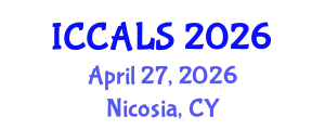 International Conference on Communication and Linguistics Studies (ICCALS) April 27, 2026 - Nicosia, Cyprus