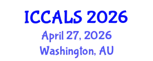 International Conference on Communication and Linguistics Studies (ICCALS) April 27, 2026 - Washington, Australia