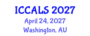 International Conference on Communication and Linguistics Studies (ICCALS) April 24, 2027 - Washington, Australia