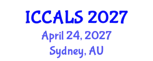 International Conference on Communication and Linguistics Studies (ICCALS) April 24, 2027 - Sydney, Australia