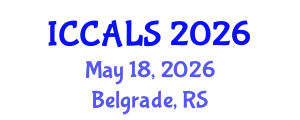International Conference on Communication and Linguistics Studies (ICCALS) May 18, 2026 - Belgrade, Serbia