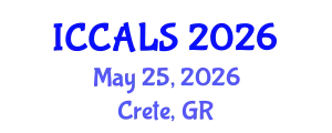 International Conference on Communication and Linguistics Studies (ICCALS) May 25, 2026 - Crete, Greece