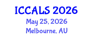 International Conference on Communication and Linguistics Studies (ICCALS) May 25, 2026 - Melbourne, Australia