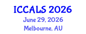 International Conference on Communication and Linguistics Studies (ICCALS) June 29, 2026 - Melbourne, Australia