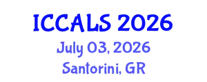 International Conference on Communication and Linguistics Studies (ICCALS) July 03, 2026 - Santorini, Greece