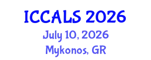 International Conference on Communication and Linguistics Studies (ICCALS) July 10, 2026 - Mykonos, Greece