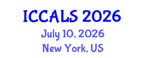 International Conference on Communication and Linguistics Studies (ICCALS) July 10, 2026 - New York, United States