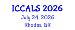 International Conference on Communication and Linguistics Studies (ICCALS) July 24, 2026 - Rhodes, Greece