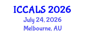 International Conference on Communication and Linguistics Studies (ICCALS) July 24, 2026 - Melbourne, Australia
