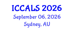International Conference on Communication and Linguistics Studies (ICCALS) September 06, 2026 - Sydney, Australia