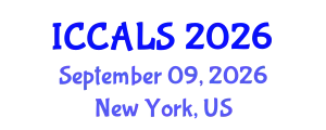 International Conference on Communication and Linguistics Studies (ICCALS) September 09, 2026 - New York, United States