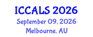 International Conference on Communication and Linguistics Studies (ICCALS) September 09, 2026 - Melbourne, Australia