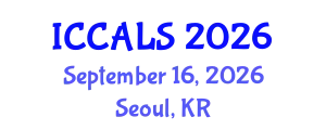 International Conference on Communication and Linguistics Studies (ICCALS) September 16, 2026 - Seoul, Republic of Korea