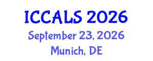 International Conference on Communication and Linguistics Studies (ICCALS) September 23, 2026 - Munich, Germany
