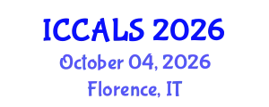 International Conference on Communication and Linguistics Studies (ICCALS) October 04, 2026 - Florence, Italy