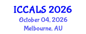 International Conference on Communication and Linguistics Studies (ICCALS) October 04, 2026 - Melbourne, Australia