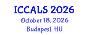 International Conference on Communication and Linguistics Studies (ICCALS) October 18, 2026 - Budapest, Hungary