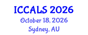 International Conference on Communication and Linguistics Studies (ICCALS) October 18, 2026 - Sydney, Australia