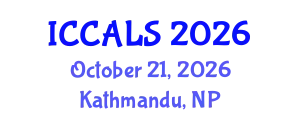 International Conference on Communication and Linguistics Studies (ICCALS) October 21, 2026 - Kathmandu, Nepal