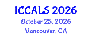 International Conference on Communication and Linguistics Studies (ICCALS) October 25, 2026 - Vancouver, Canada
